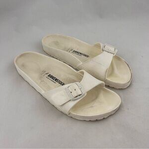 Birkenstock White EVA Madrid Slide Sandals size 11